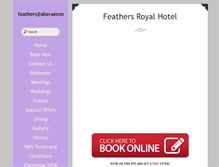 Tablet Screenshot of feathersroyal.co.uk